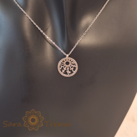 Colier din argint simbol soare și stele SaraTremo [3]