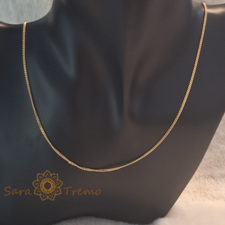 Lanț subțire „Magno” – forță și rafinament în aur 18K [5]