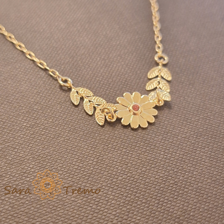 Colier „Flora d’Oro” – grație și lumină în floare de aur [3]