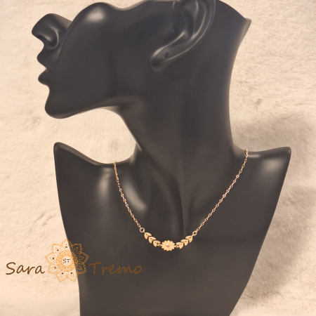 Colier „Flora d’Oro” – grație și lumină în floare de aur [8]