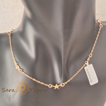 Colier „Stella di Luce” – stele de aur la baza gâtului [8]