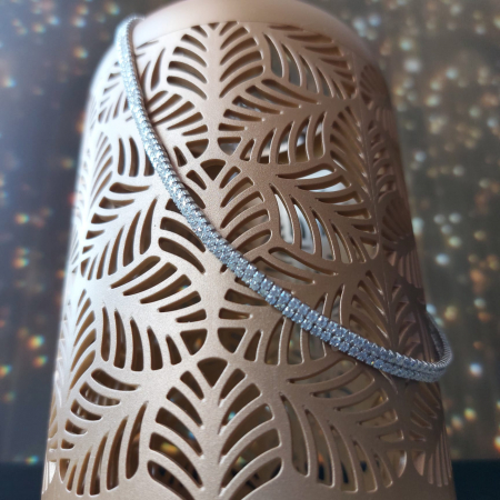 Colier Tennis Dublu Argint 925 & Zirconia - Eleganța Thai [2]