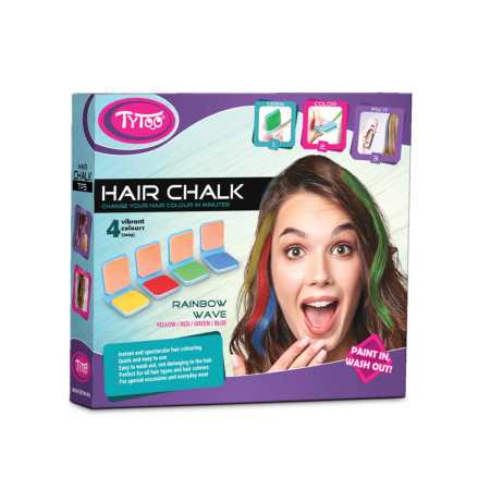 Casa si Gradina - Creta de colorat parul - 4 culori - "Wave Rainbow"