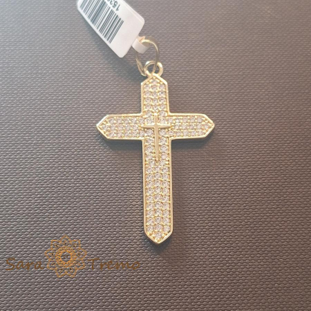 Bijuterii placate cu aur - Cruciulita placata cu aur Izvorul Harului