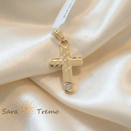 Pandantive - Cruciulita placata cu aur Crucea Sperantei