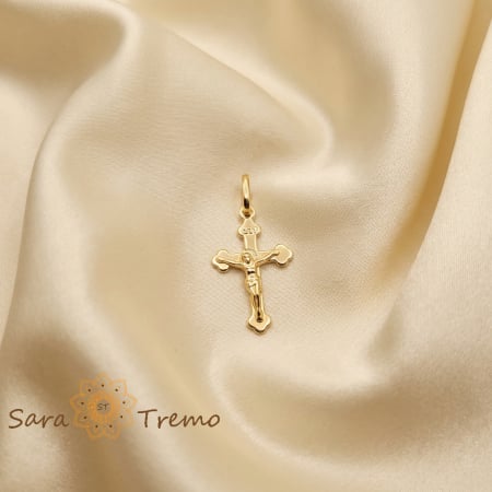 Bijuterii placate cu aur - Cruciulita placata cu aur SaraTremo