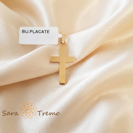 Bijuterii placate cu aur - Cruciulita placata cu aur SaraTremo
