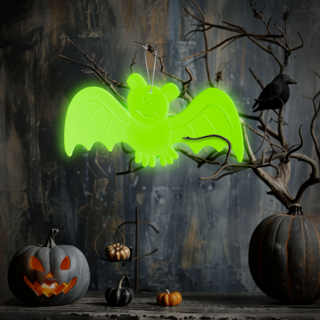 Decor fosforescent de Halloween - liliac - 20 x 10 cm [0]