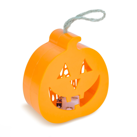 Decor LED Halloween - dovleac - LED RGB - 3 x LR1130 - 8,5 x 9 x 4 cm [1]