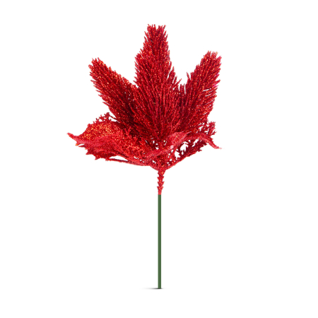 Decorațiune de Crăciun - auriu, argintiu, roșu, verde - cu țăruș, pliabilă - 8 x 22 cm [1]