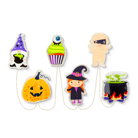 Decoratiune LED Halloween pentru fereastră - gel - forme multiple - 85 cm [2]