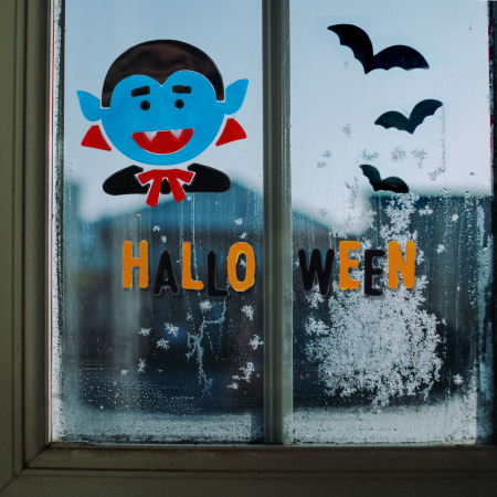 Pentru casa - Decorațiuni cu gel pentru ferestre - Halloween