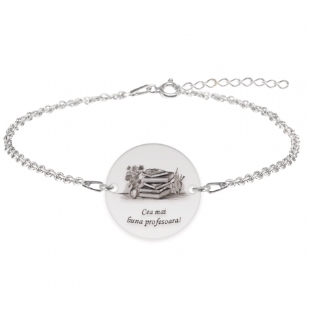 Bratari personalizate - Doxa - Bratara personalizata profesoara din argint 925
