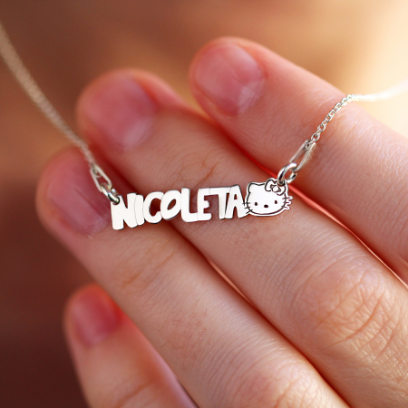 Ellis - Colier pentru copii din argint 925 personalizat cu nume [2]