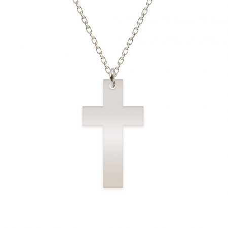 Faith - Colier argint 925 personalizat cu text - cruce [1]