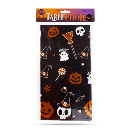 Fata de masa de Halloween - aluminiu - 137 x 183 cm - motiv mic [1]