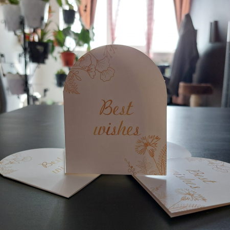 Felicitare Best Wishes: Cele mai bune urări pentru o viață plină de bucurie și succes [1]