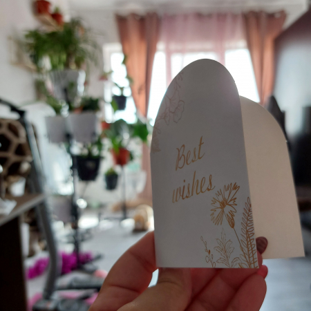 Felicitare Best Wishes: Cele mai bune urări pentru o viață plină de bucurie și succes [2]