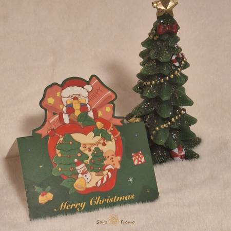 Felicitari - Felicitare de Craciun – Editie Speciala cu Elemente Festive Decupate