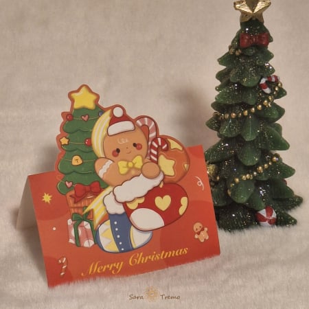 Idei de cadouri - Felicitare de Craciun – Editie Speciala cu Elemente Festive Decupate