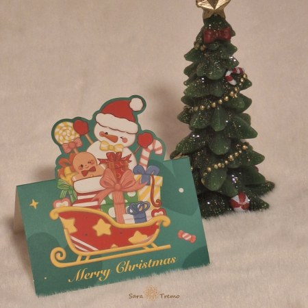 Felicitari Craciun - Felicitare de Craciun – Editie Speciala cu Elemente Festive Decupate