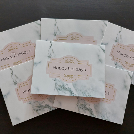 Felicitari - Felicitare Eleganta: Happy Holidays - Bucurie și Eleganță în Sărbători