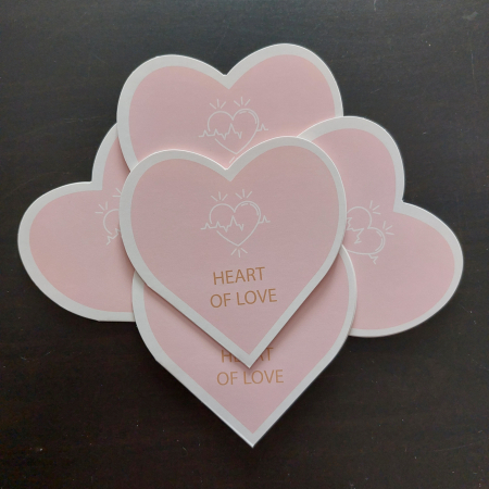 Felicitari - Felicitare Inimioară: Heart of Love - O declarație pasională a iubirii