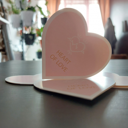 Felicitare Inimioară: Heart of Love - O declarație pasională a iubirii [1]