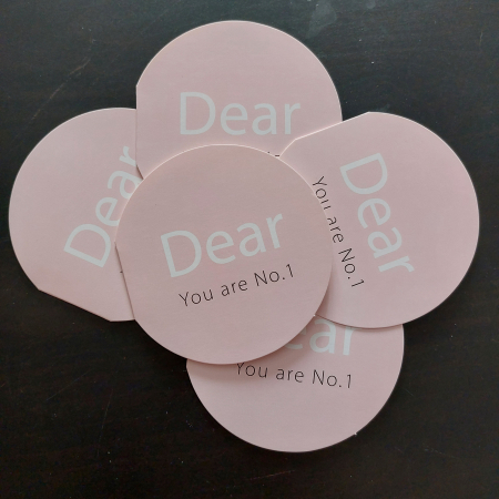 Felicitari - Felicitare Rotundă: Dear, You Are No. 1 - O declarație de apreciere într-un design captivant