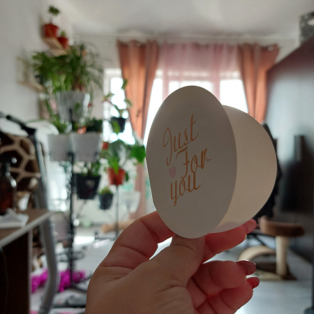 Felicitare Rotundă Just for You: Un gest special dedicat ție [1]