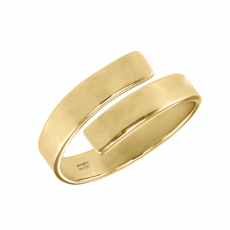 Frida - Inel personalizat cu text reglabil dublu din argint 925 placat cu aur galben 24K [1]
