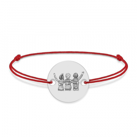 Bratari personalizate - Friends - Bratara personalizata din argint 925 pentru cei mai buni prieteni