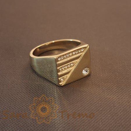 Ghiul cu cristale zirconia, lățime 1.5 cm [1]