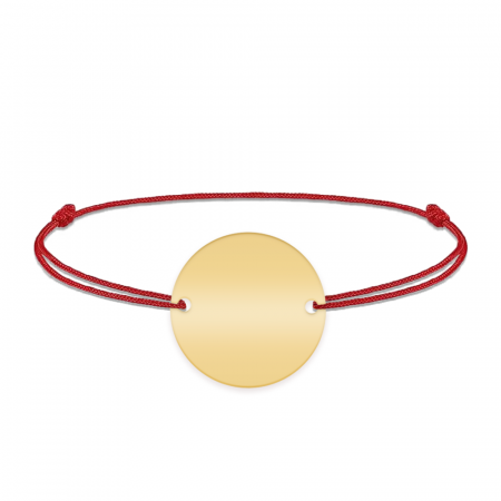 Graduatio - Bratara personalizata snur profesoara/invatatoare din argint 925 placat cu aur galben 24K [1]