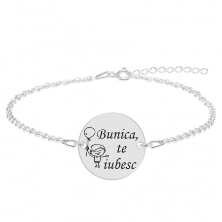 Bratari personalizate - Granny - Bratara personalizata din argint 925 - Banut