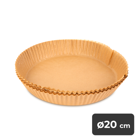 Casa si Gradina - Hârtie de copt pentru friteuza cu aer - utilizare la friteuza cu aer - cerc - 20 cm - 50 buc / pac