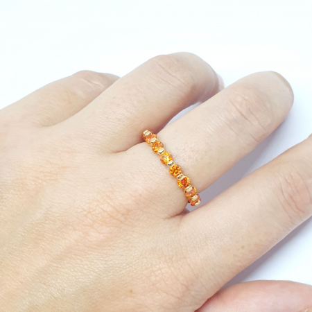 Inel placat cu aur Finger [0]