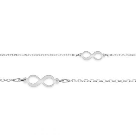 Ines - Set bratari personalizate infinit cu nume din argint 925 [1]