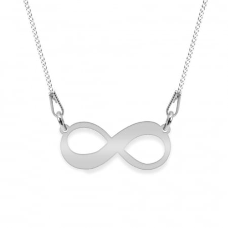 Infinity - Colier lant plat din argint 925 personalizat cu nume - Infinit [1]
