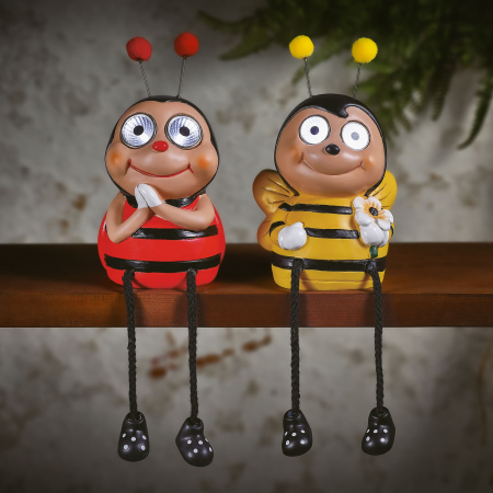 Pentru casa - Lampa solara LED albina gradina, 26 cm, 2 LED alb rece, decor exterior, 2 modele, IP44