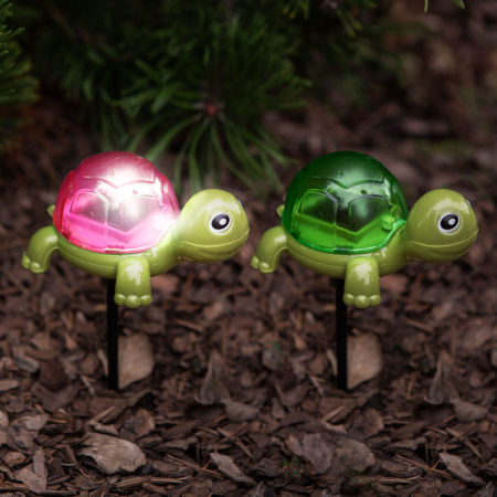 Pentru casa - Lampa solara LED broasca testoasa, iluminat decorativ gradina, cu tarus, lumina alba