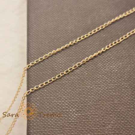 Lanț „Luminor” – finețe și strălucire pură în aur 18K [3]