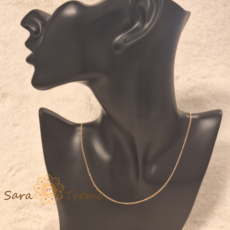 Lanț „Luminor” – finețe și strălucire pură în aur 18K [5]