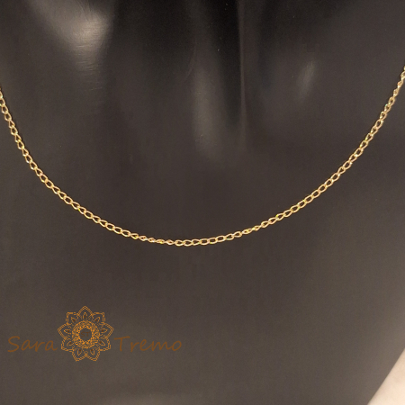 Lanț „Luminor” – finețe și strălucire pură în aur 18K [7]