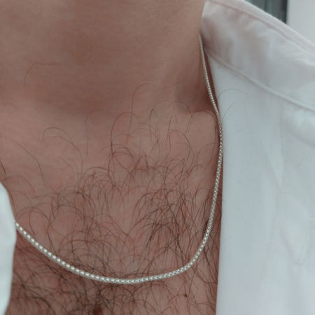 Lanț unisex din argint Triton - 50 cm [6]