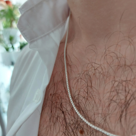 Lanț unisex din argint Triton - 50 cm [5]