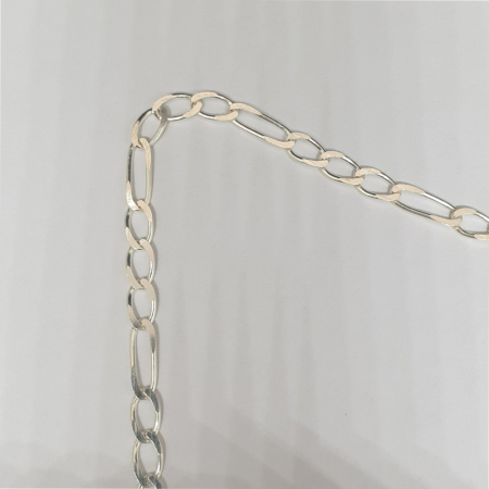 Lanț bărbătesc din argint 925 cu model zale 3 cu 1 - 50 cm [3]