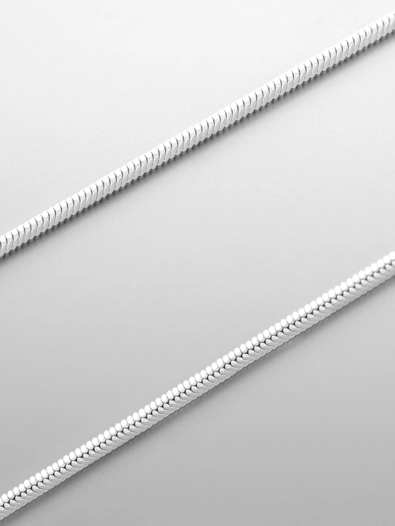 Lanț din argint 925 tip șarpe grosuț unisex 45 cm SaraTremo [0]