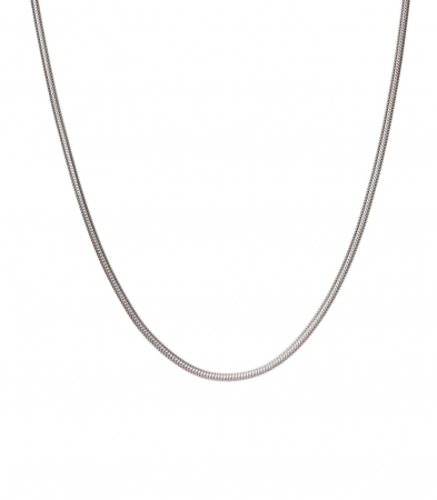 Lanț din argint 925 tip șarpe grosuț unisex 45 cm SaraTremo [1]