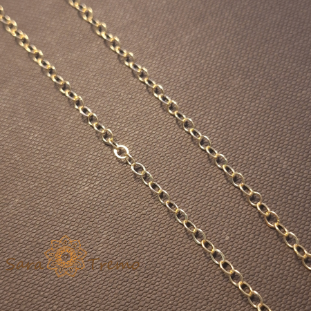 Coliere si lantisoare - Lanț „Eclipse” – armonie și lumină în aur 18K